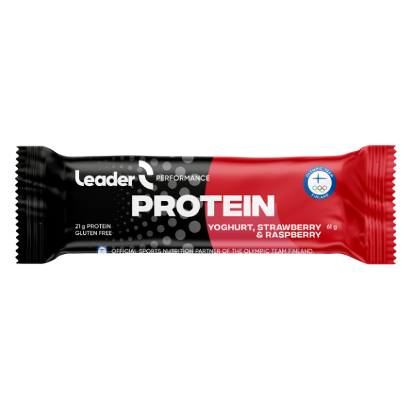 Leader Performance Protein Yoghurt, Strawberry & Raspberry proteiinipatukka välipala