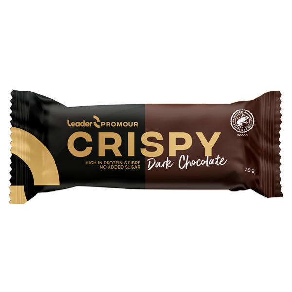 Leader Promour Crispy dark chocolate proteiinipatukka välipala