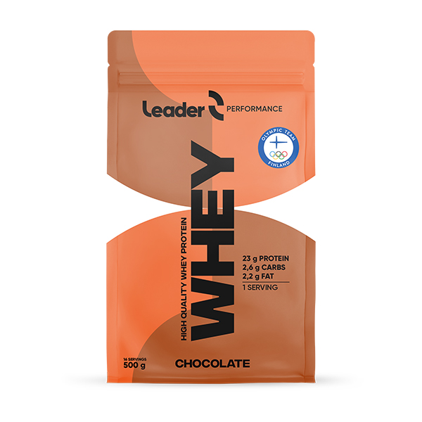 Leader Performance Whey Chocolate proteiinijauhe lisäravinne