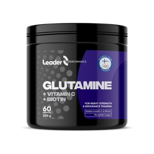 Leader Performance Glutamine + vitamin C + biotin lisäravinne