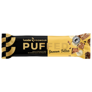 Leader Promour puffed-bananatoffee proteiinipatukka