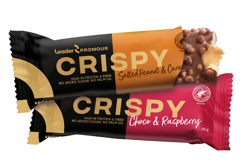 Leader proteiinipatukat Suomen Olympiajoukkueen välipaloina